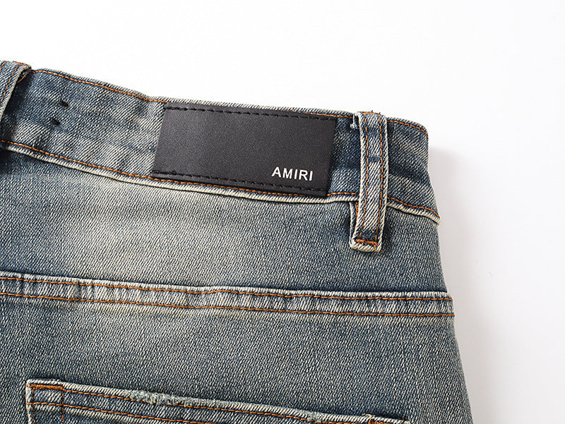 Amiri Fashion Denim Shorts #MR-AM603