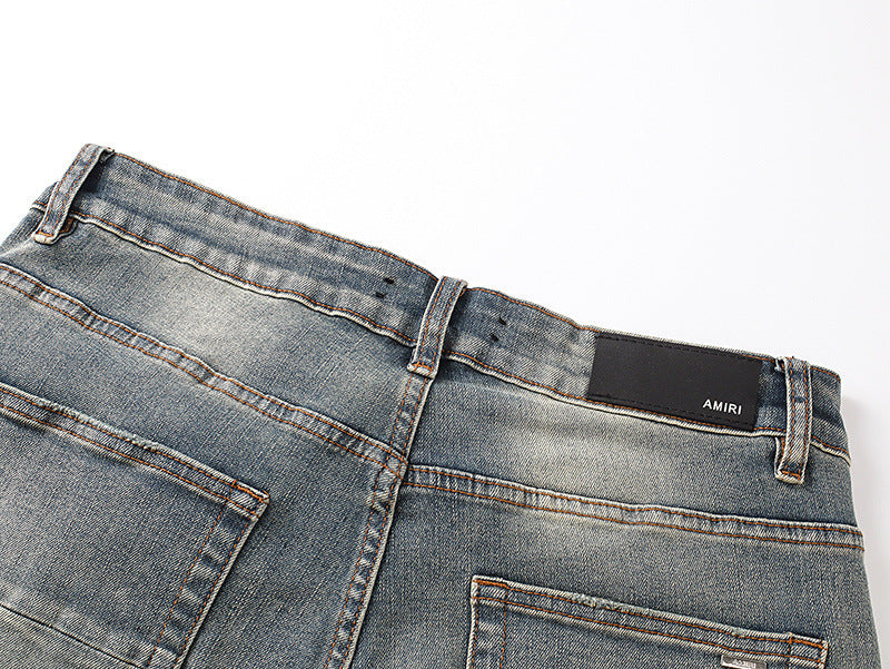 Amiri Fashion Denim Shorts #MR-AM603