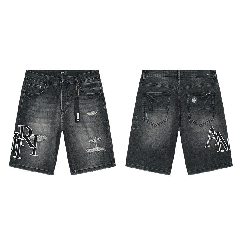 Amiri Fashion Denim Shorts #MR-AM605