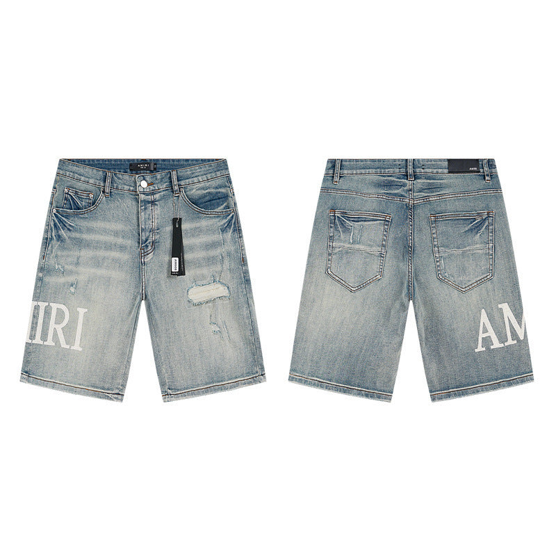 Amiri Fashion Denim Shorts #MR-AM608
