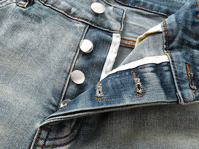 Amiri Fashion Denim Shorts #MR-AM608