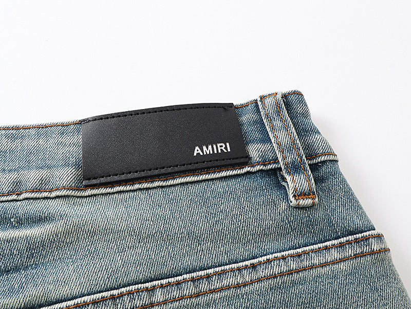 Amiri Fashion Denim Shorts #MR-AM608