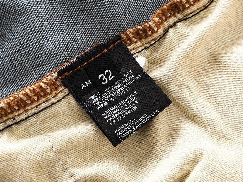 Amiri Fashion Denim Shorts #MR-AM608