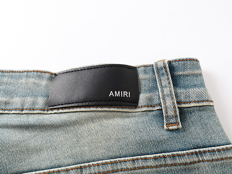 Amiri Fashion Denim Shorts #MR-AM609