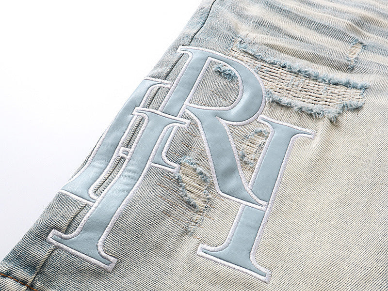 Amiri Fashion Denim Shorts #MR-AM609