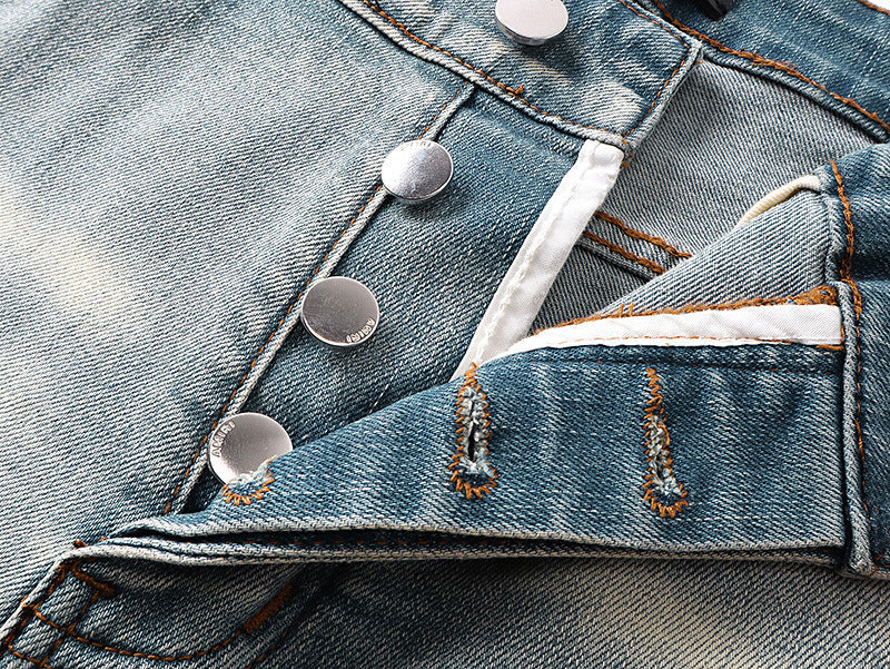 Amiri Fashion Denim Shorts #MR-AM609