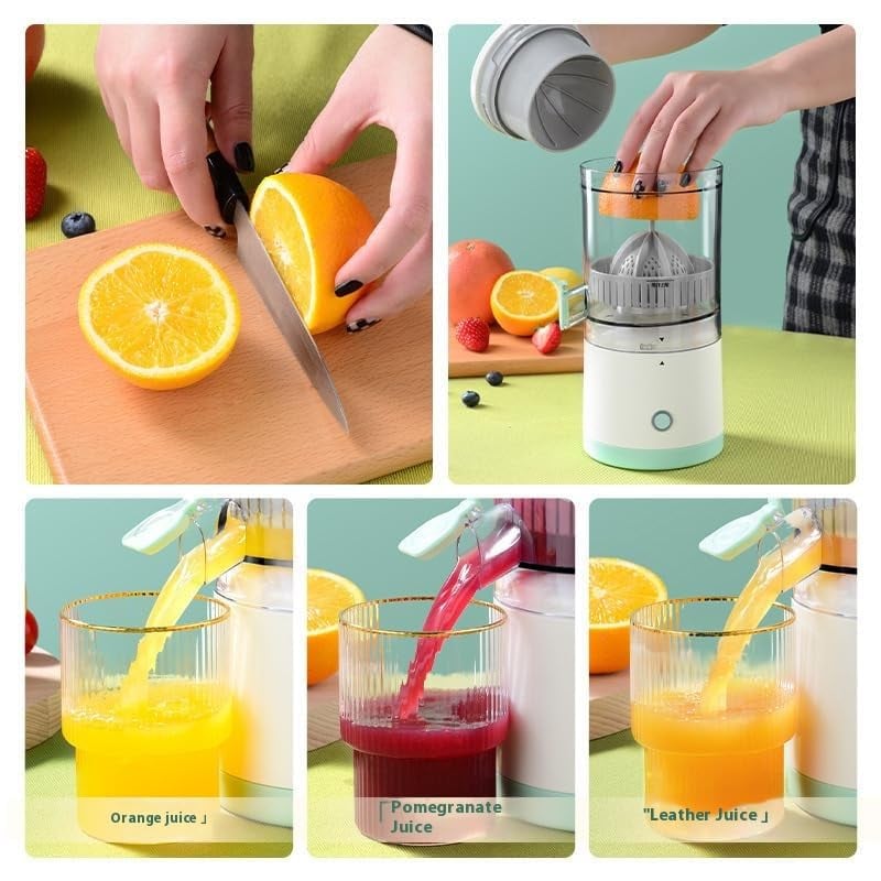 🔥2026 New Electric Lemon Juicer, Portable Rechargeable Juicer Machines with USB Cable