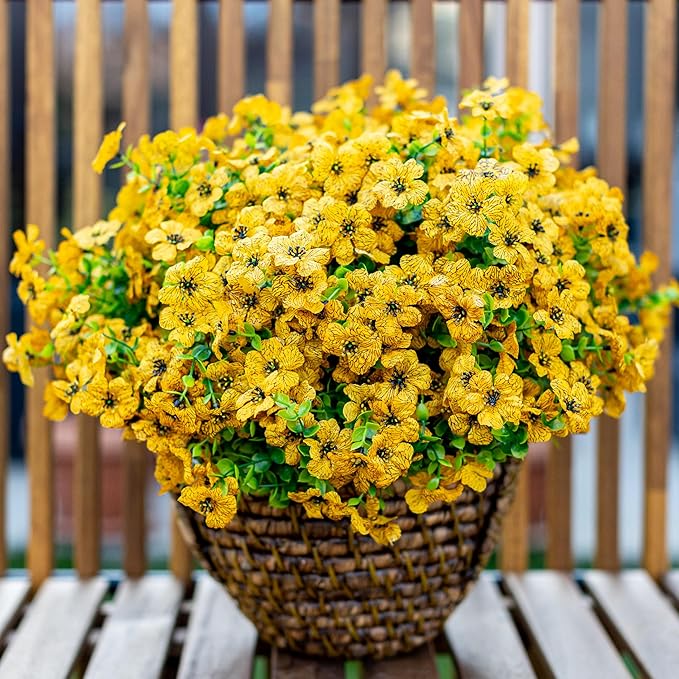 ??Last Day Sale 49% OFF? UV Resistant Colorful Artificial Flower (120 Flowers)