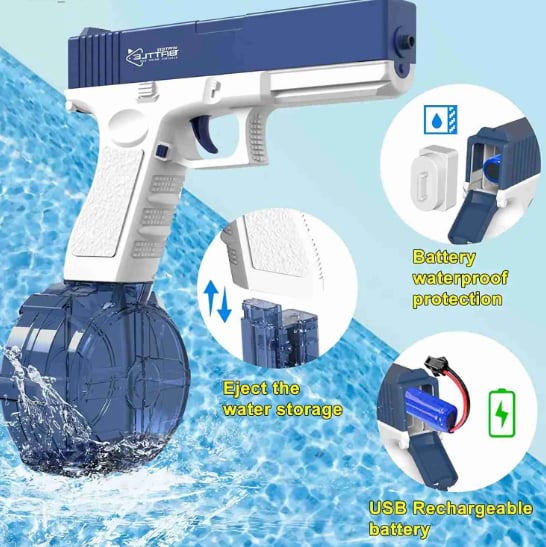 Flash Sale⚡Electric water glcok🔫Enjoy your backyard summer!!