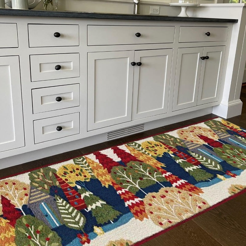 Washable Pet Paw Runner Rug - Non-Slip & Pet-Friendly