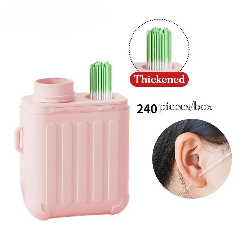 Ear piercing cleaning thread, post-piercing care kit