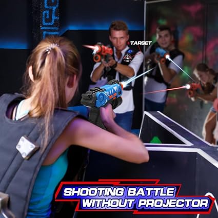 🔥 Infrared Laser Battle Set (Includes Projector) — 2-Player Infrared Mini Laser Battle: An Exciting Game Suitable for Both Indoor and Outdoor Play