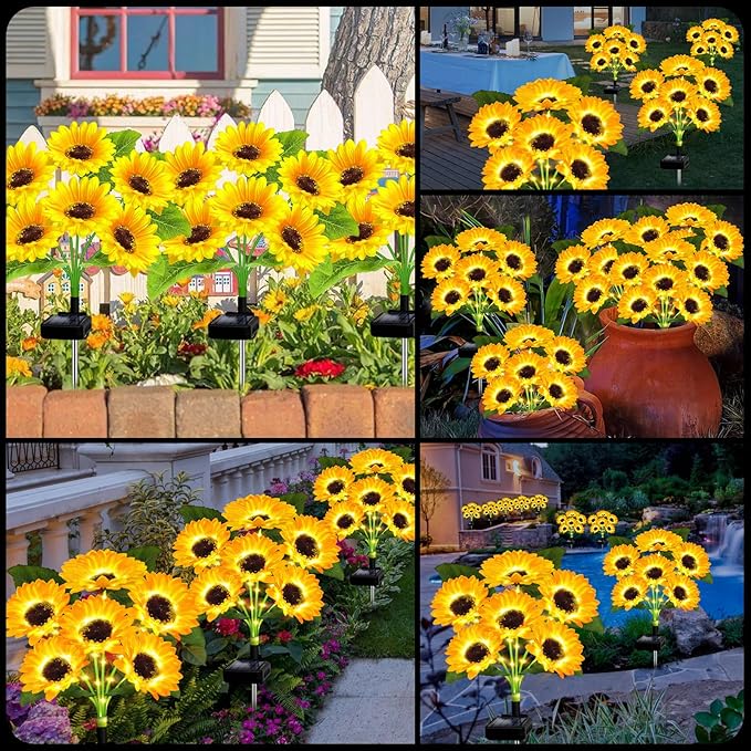 💝Mother's Day Sale 49% OFF💝- Solar LED Sunflower Garden Lights