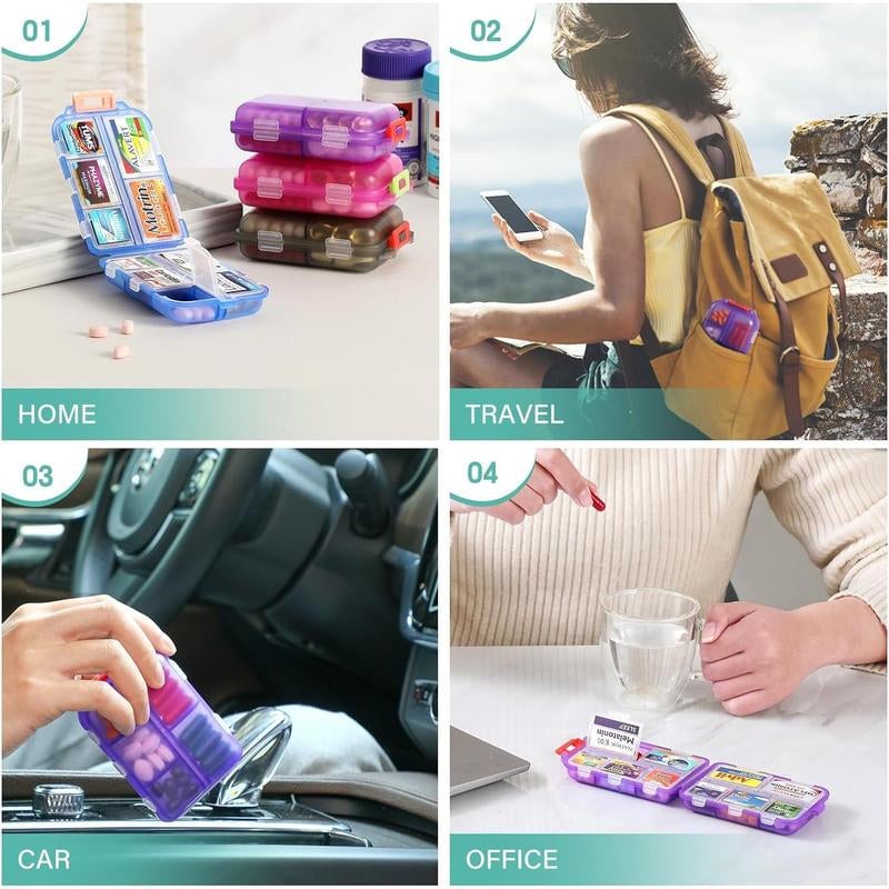 🌸Mother's Day Sale 50% OFF🔥Travel Pill Organizer Box (161 Labels for Customization)