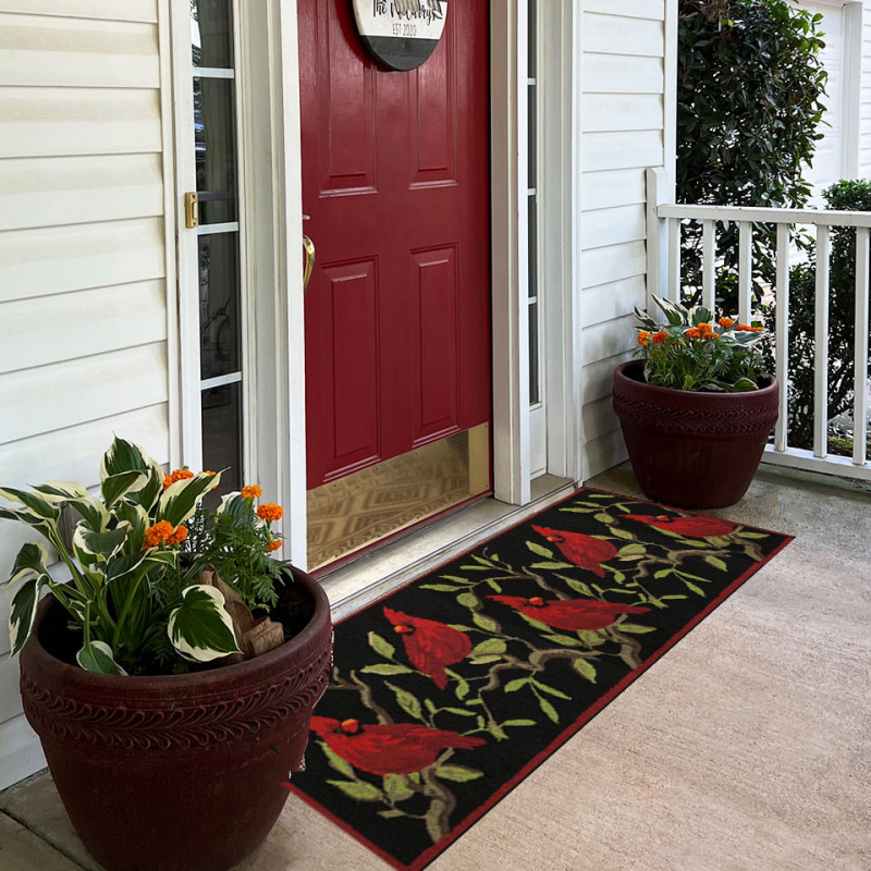 Washable Pet Paw Runner Rug - Non-Slip & Pet-Friendly