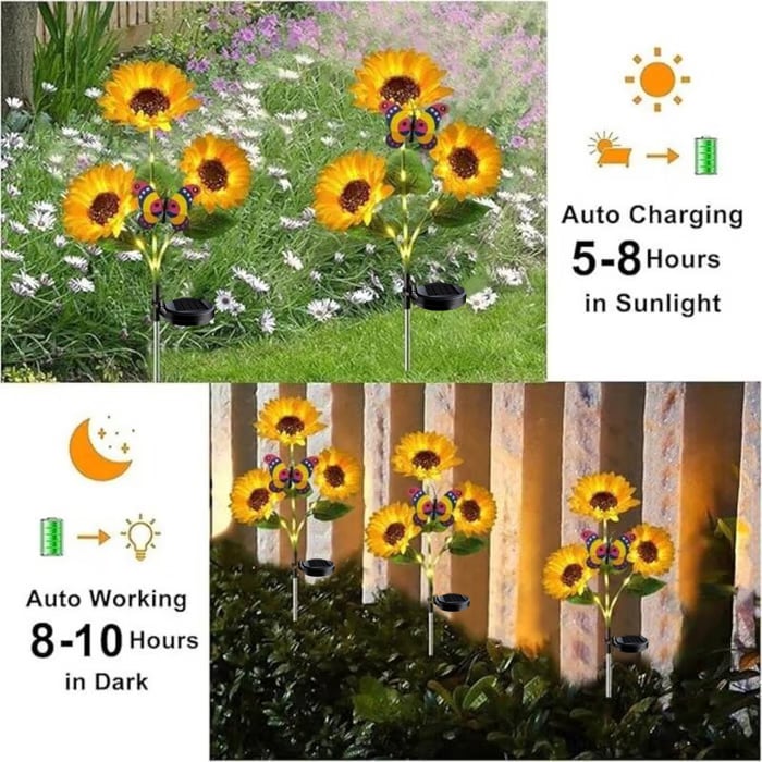 💝Mother's Day Sale 49% OFF💝- Solar LED Sunflower Garden Lights