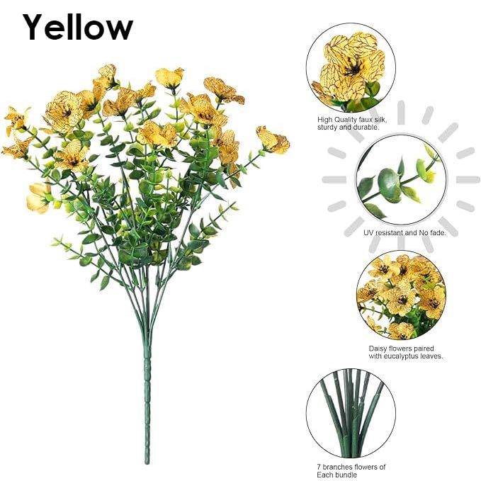 ??Last Day Sale 49% OFF? UV Resistant Colorful Artificial Flower (120 Flowers)