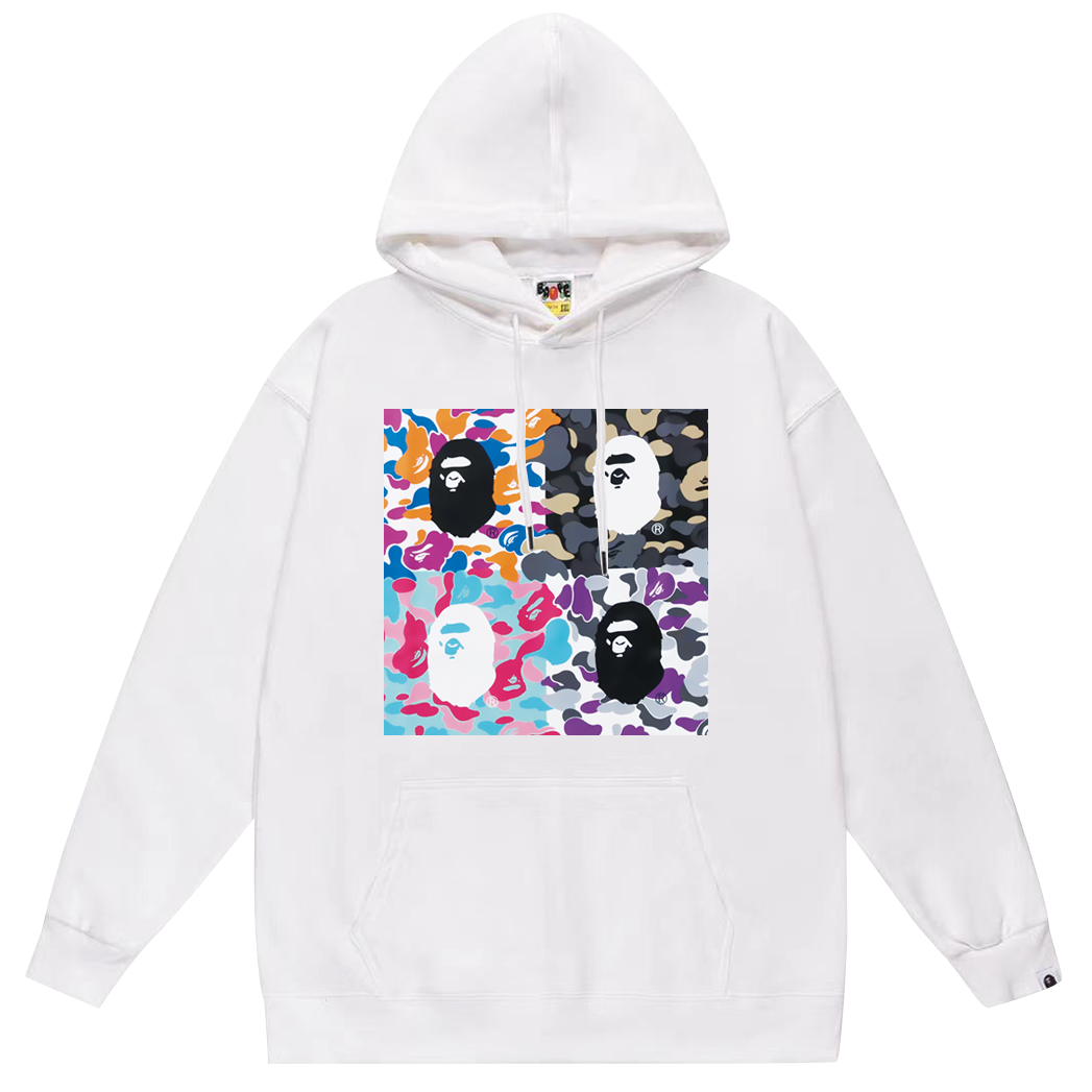 BAPE Classic Head Graphic Hoodies