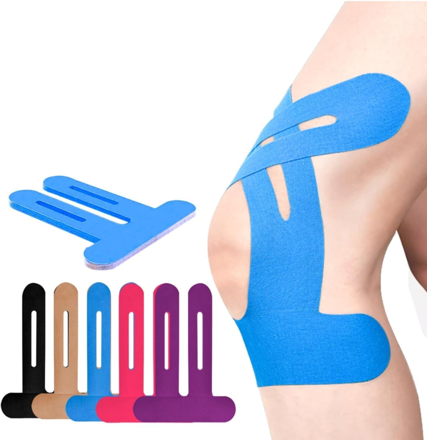 ⚡️Value Pack🏃Buy 5 Get 5 Free🦵10pcs Precut Kinesiology Tape For Knees