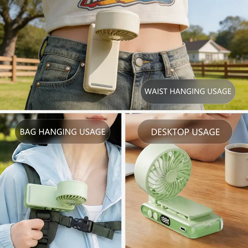 Semiconductor cooling, rapid cooling in 10 seconds - the latest portable fan technology for 2026.
