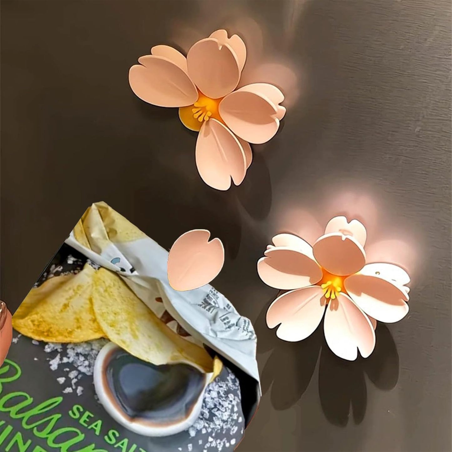 Cherry-Shaped Magnetic Food Clip & Fridge Magnet