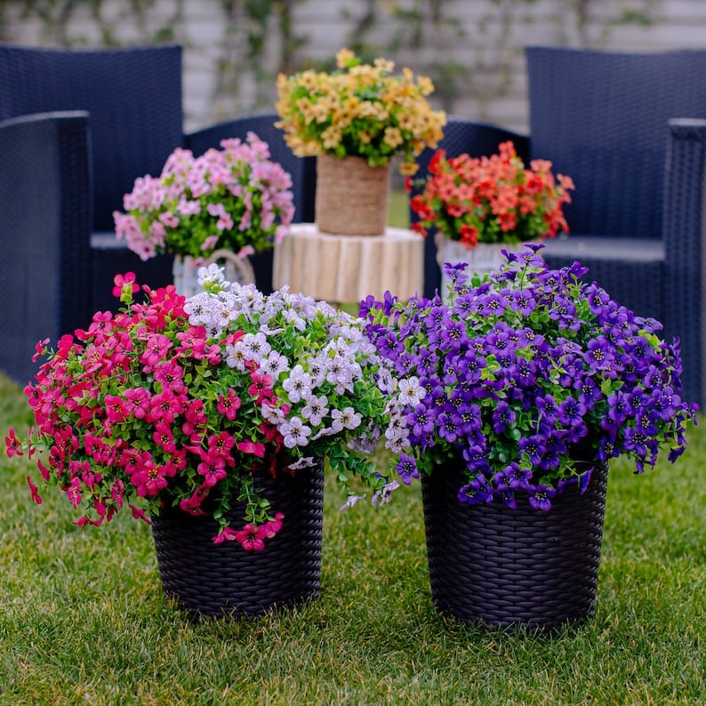 ??Last Day Sale 49% OFF? UV Resistant Colorful Artificial Flower (120 Flowers)
