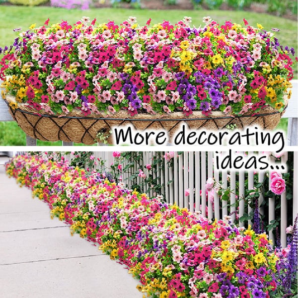 ??Last Day Sale 49% OFF? UV Resistant Colorful Artificial Flower (120 Flowers)