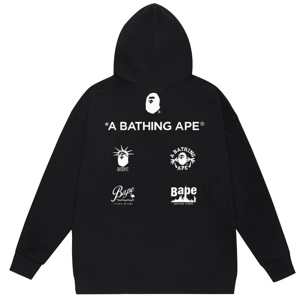 BAPE Classic Head Graphic Hoodies