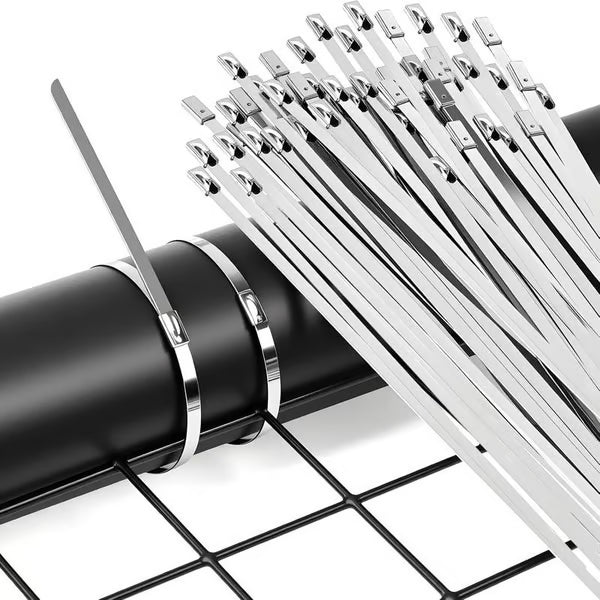 🔥304 Stainless Steel Zip Tie Kit | 4X Stronger Than Plastic
