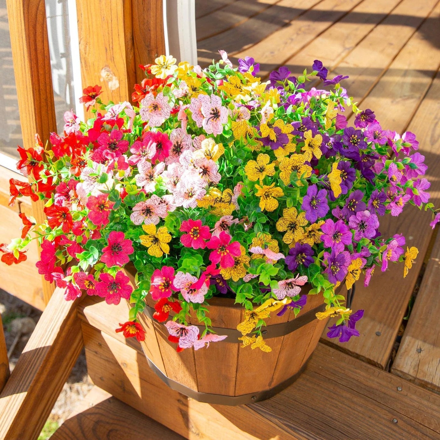 ??Last Day Sale 49% OFF? UV Resistant Colorful Artificial Flower (120 Flowers)