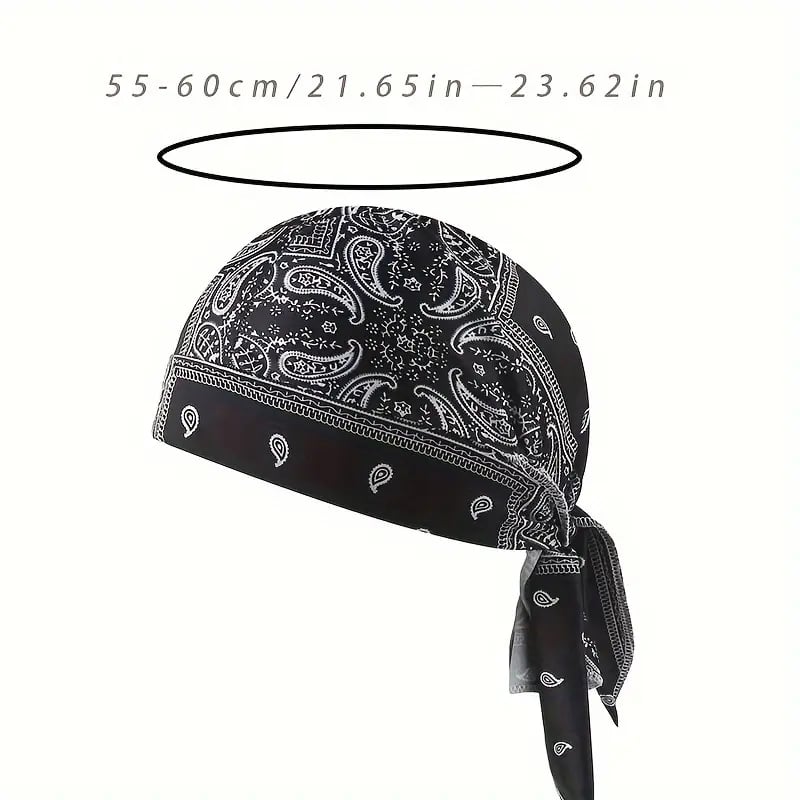 🔥 Last Day 55% OFF – Paisley Cooling Headscarf Cap