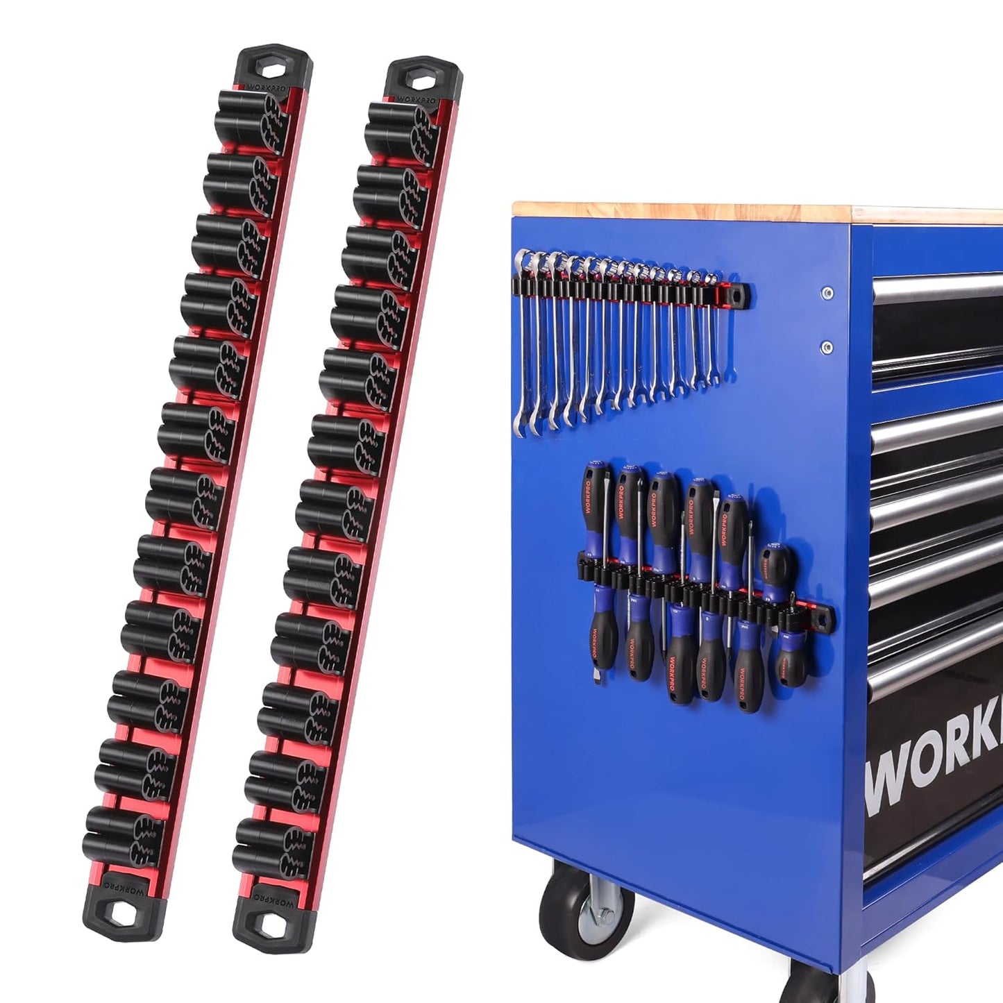 🔥LAST DAY 49% OFF - 🛠️ Magnetic Tool Organizer for Your Garage
