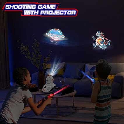 🔥 Infrared Laser Battle Set (Includes Projector) — 2-Player Infrared Mini Laser Battle: An Exciting Game Suitable for Both Indoor and Outdoor Play