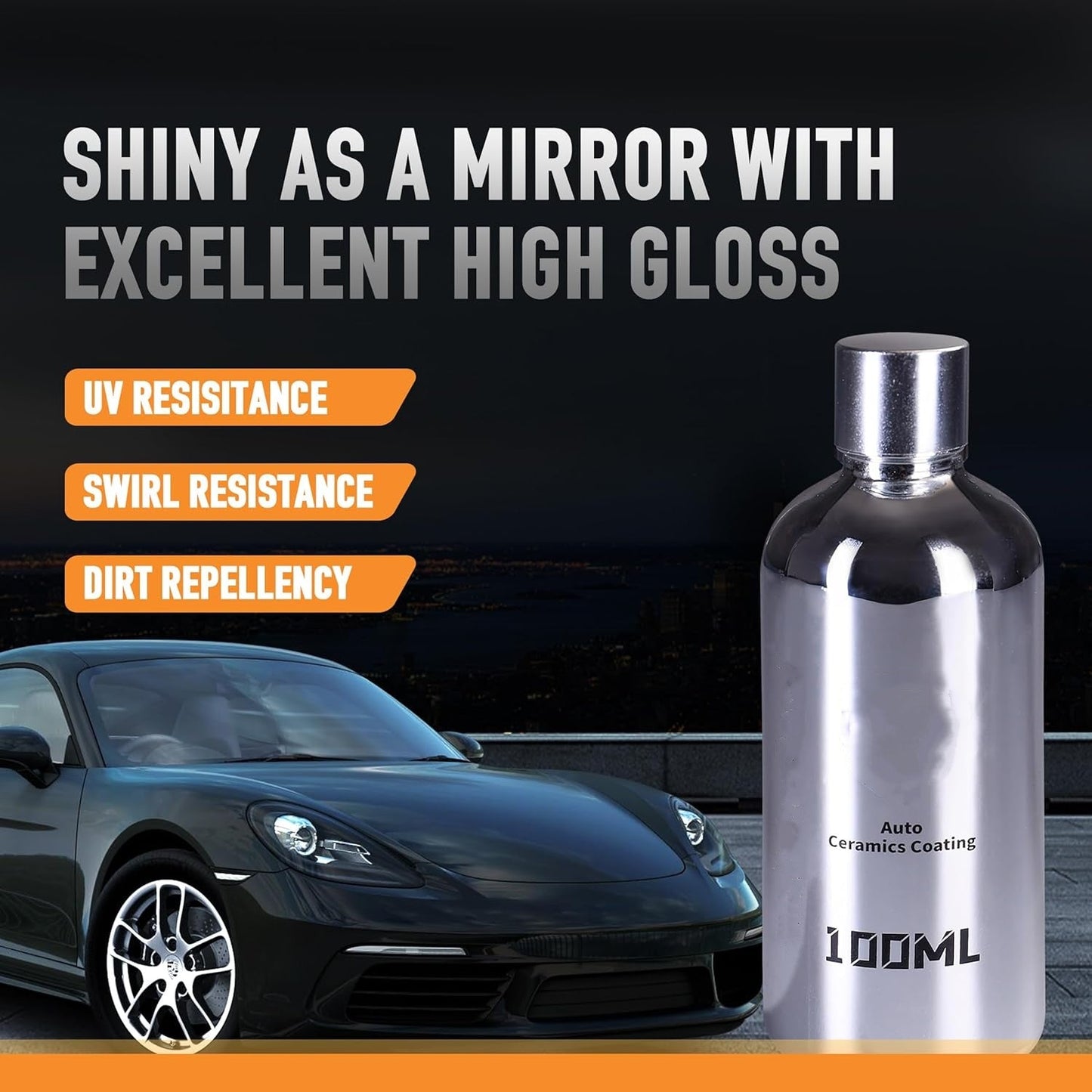🏆Nano-ceramic automotive coating restores shine and protects car paint.
