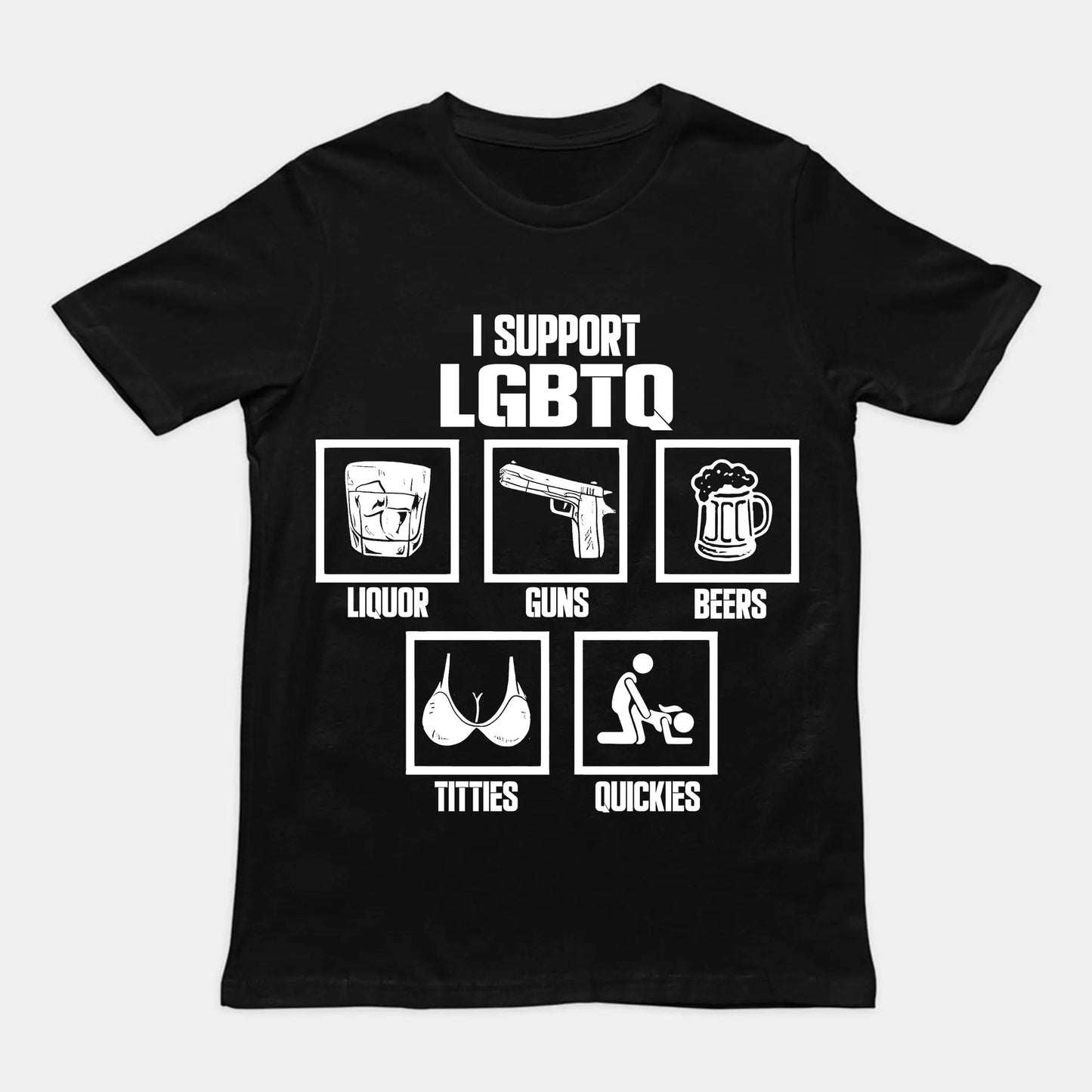 I Support LGBTQ Shirt - The "Real" Meaning Edition (Premium Cotton)