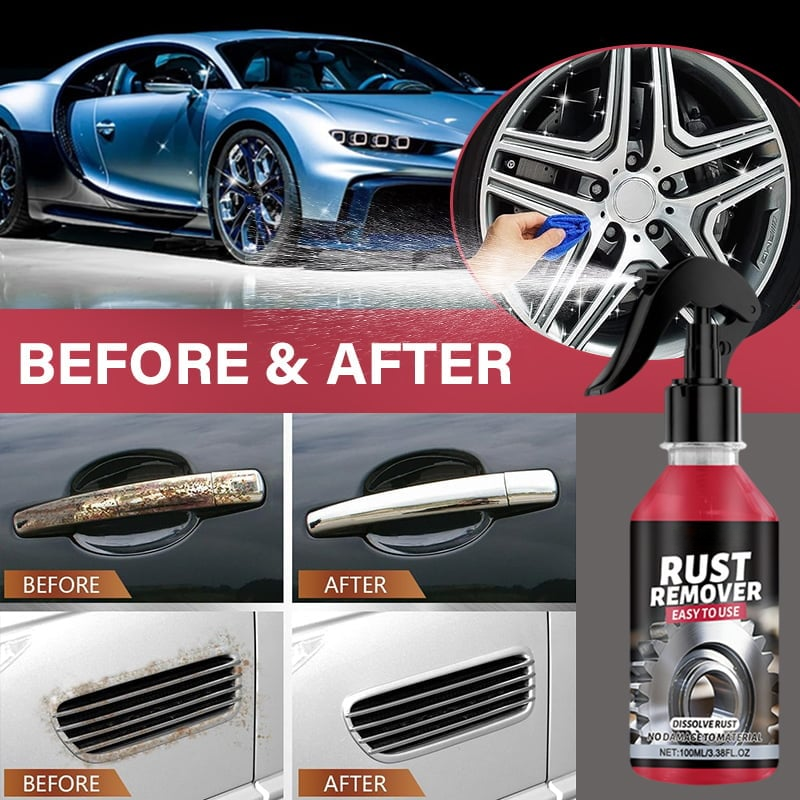 🔥🔥2026 HOT SALE - NANO METAL RUST REMOVER POLISHING SPRAY FOR TOOLS, CARS, BIKES, GRILLS, BOLTS, FIREARMS & MORE