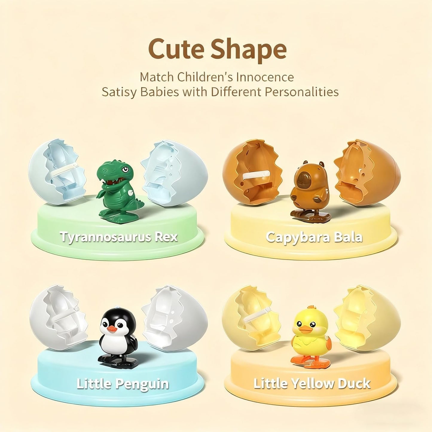 🎁 2026 Easter’s Latest Gift: Wind-Up Animal Hatching Surprise Egg 🐣