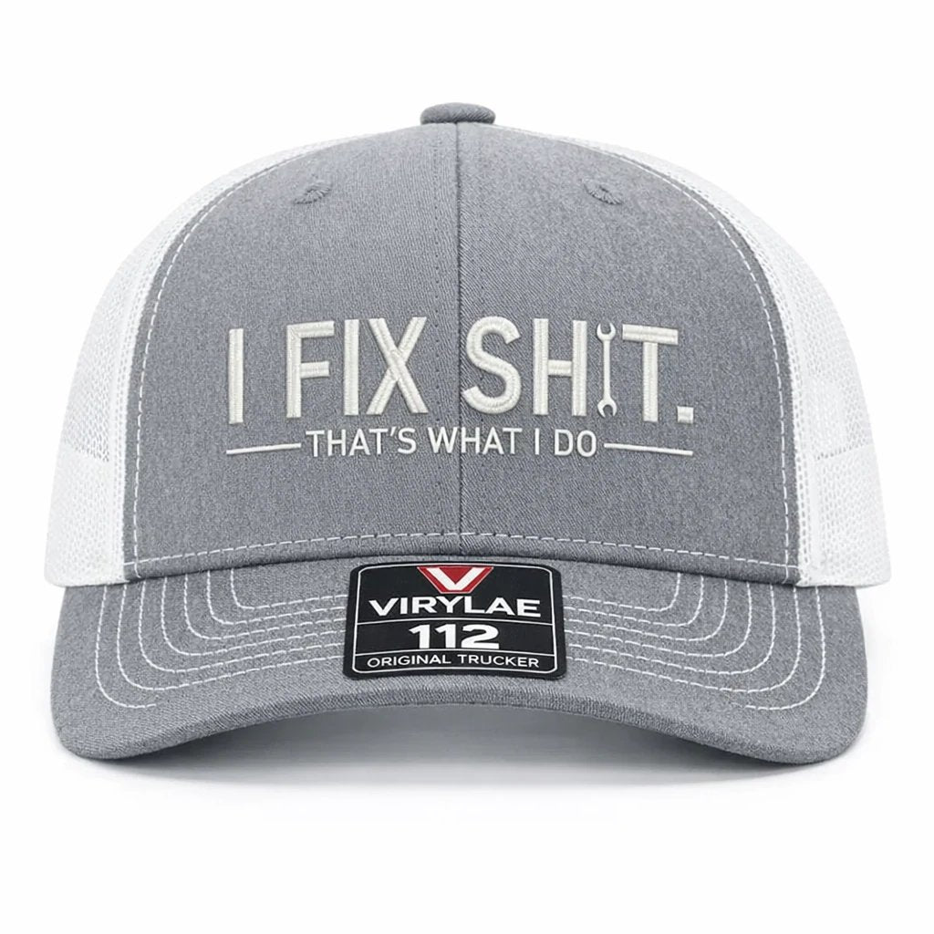 💥LAST DAY 49% OFF-🛠️ I Fix Shit Trucker Hat – Funny Mechanic & Fixer Cap