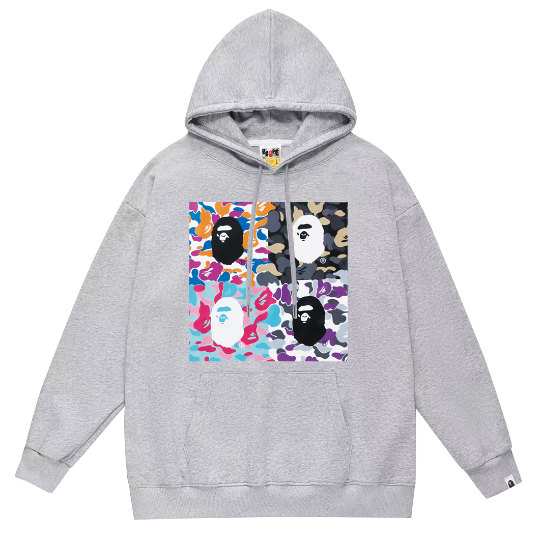 BAPE Classic Head Graphic Hoodies