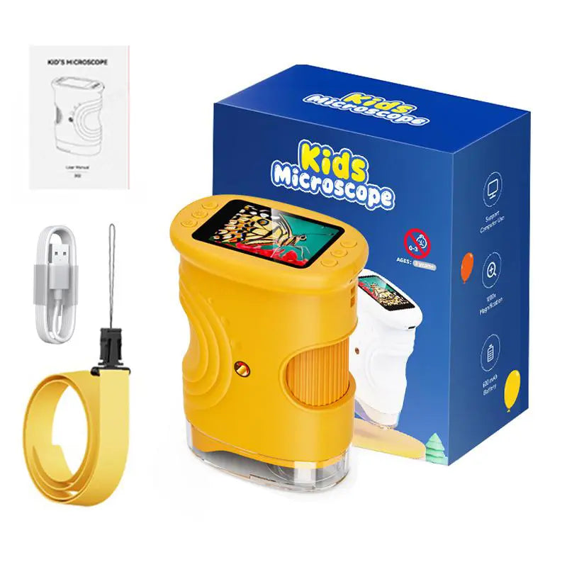 [2026 Upgraded Version] 1000x Handheld Microscope for Children
