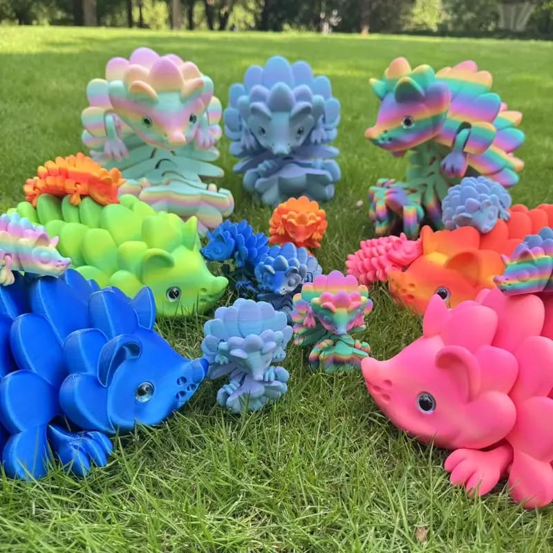 🔥LAST DAY 50% OFF - 🌟🦔3D Printed Hedgehogs with Dynamic Expressions