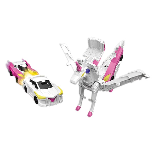 🎁Children's Day Special✨ 2-in-1 Transforming Dragon Car Toy with Collision Action