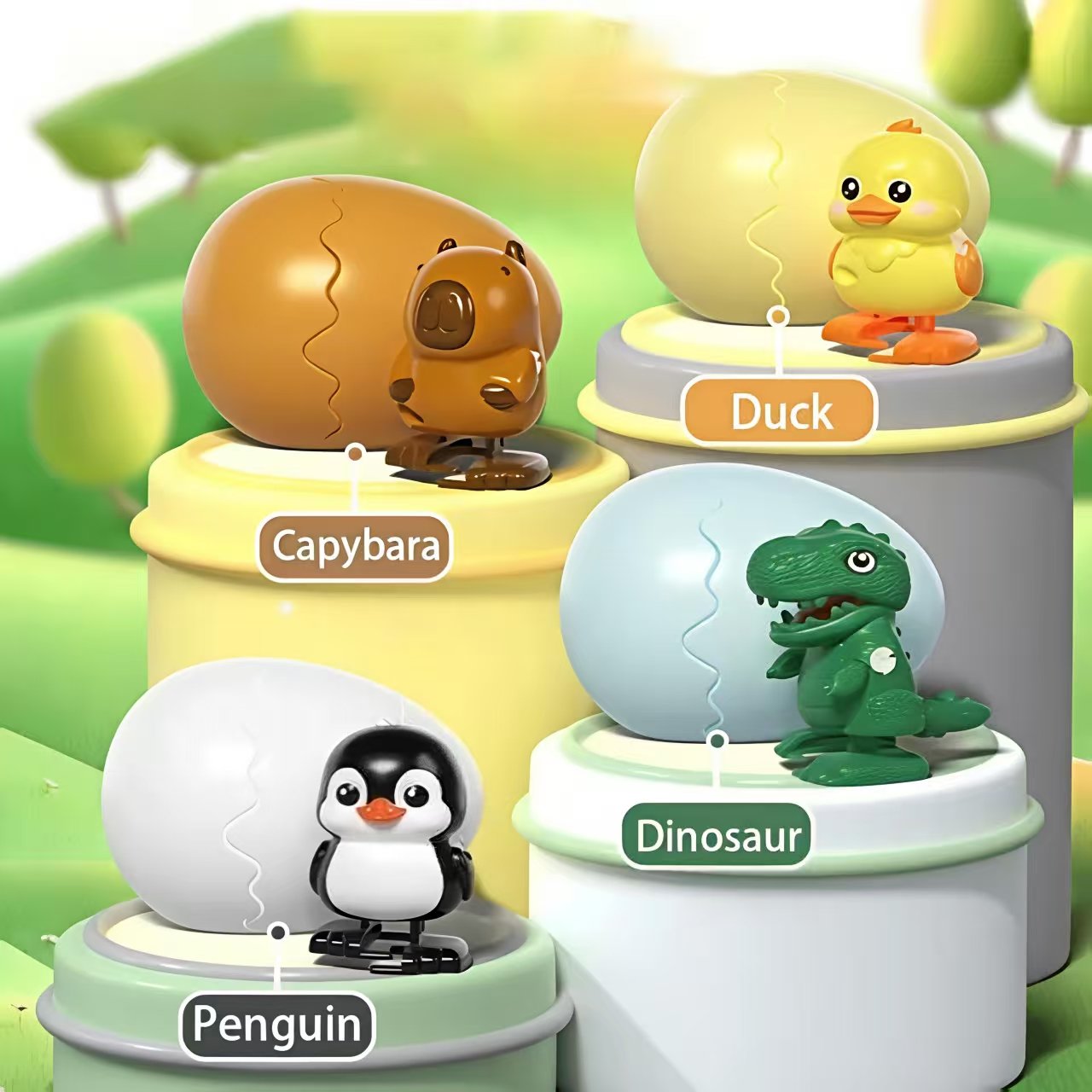 🎁 2026 Easter’s Latest Gift: Wind-Up Animal Hatching Surprise Egg 🐣