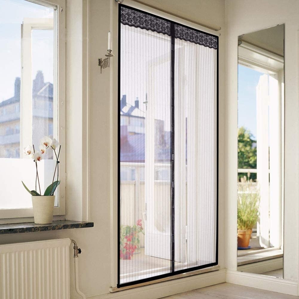 🔥2026 HOT SALE🏠🔥Breathable Mesh Curtain with Hands-Free Magnetic Closure