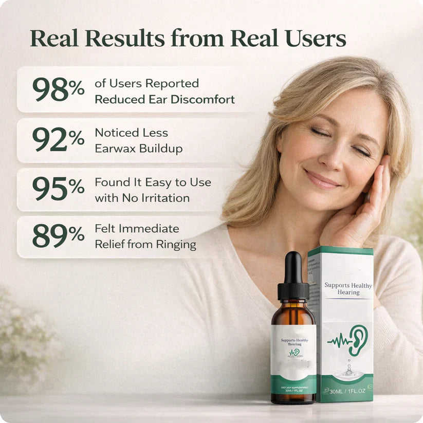👂Tinnitus Ear Drops — Cleans Earwax, Relieves Tinnitus