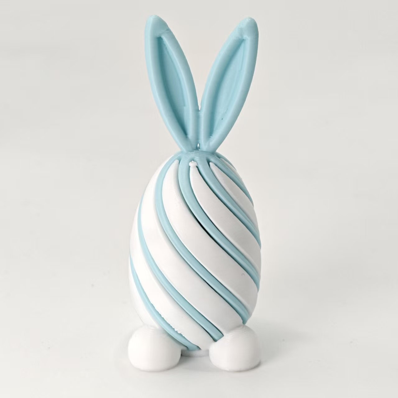 🐰🎉 3D Printed Easter Bunny Egg Fun Rotating Toy