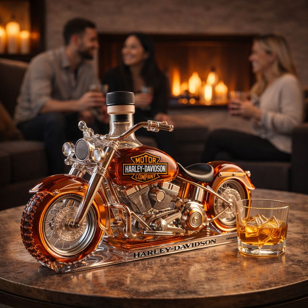 Whiskey Bottle - Motorcycle Edition