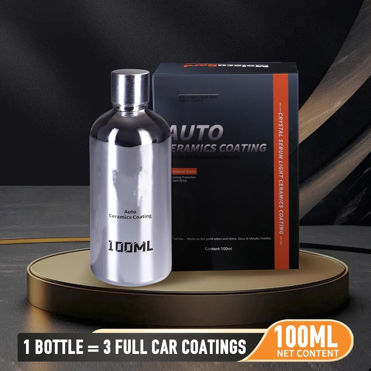 🏆Nano-ceramic automotive coating restores shine and protects car paint.