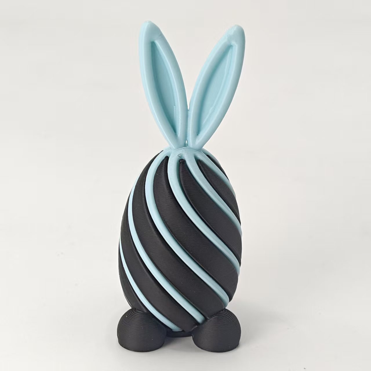 🐰🎉 3D Printed Easter Bunny Egg Fun Rotating Toy