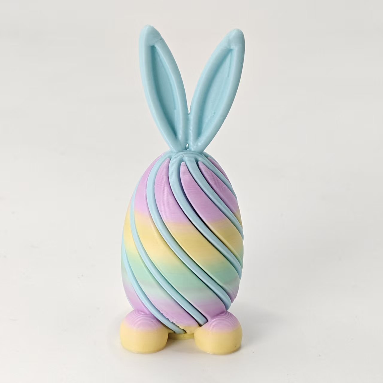 🐰🎉 3D Printed Easter Bunny Egg Fun Rotating Toy